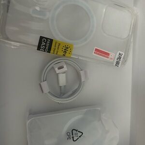 14 pro max case, charger and power bank